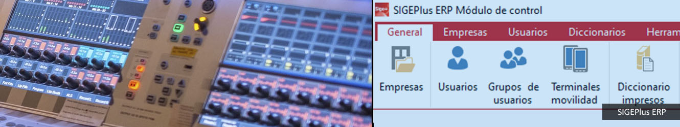 ERP - Panel del administrador